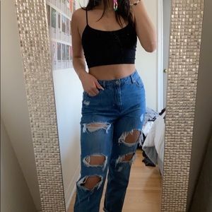 Ripped mom jeans, Forever 21